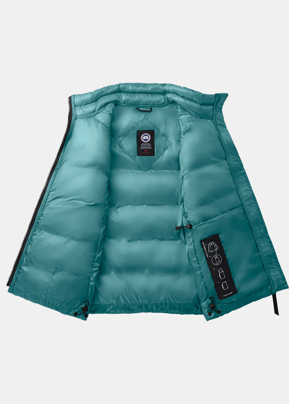 Green Cypress Puffer Vest Canada goose оригінал – Купити в Україні – вид ззаду