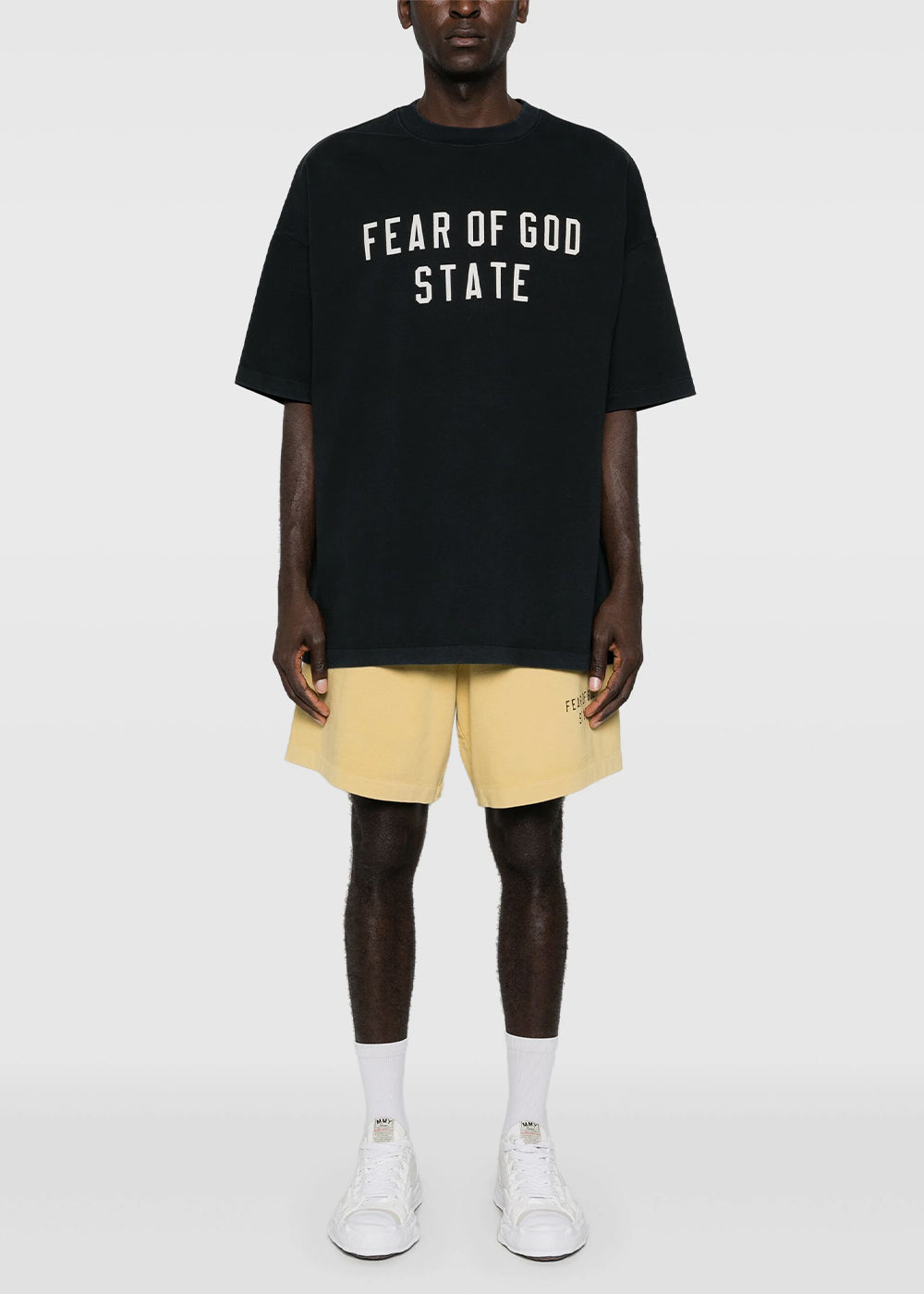 Black Heavy Crewneck Tee Fear of god – Гарантія оригінальності – вид ззаду