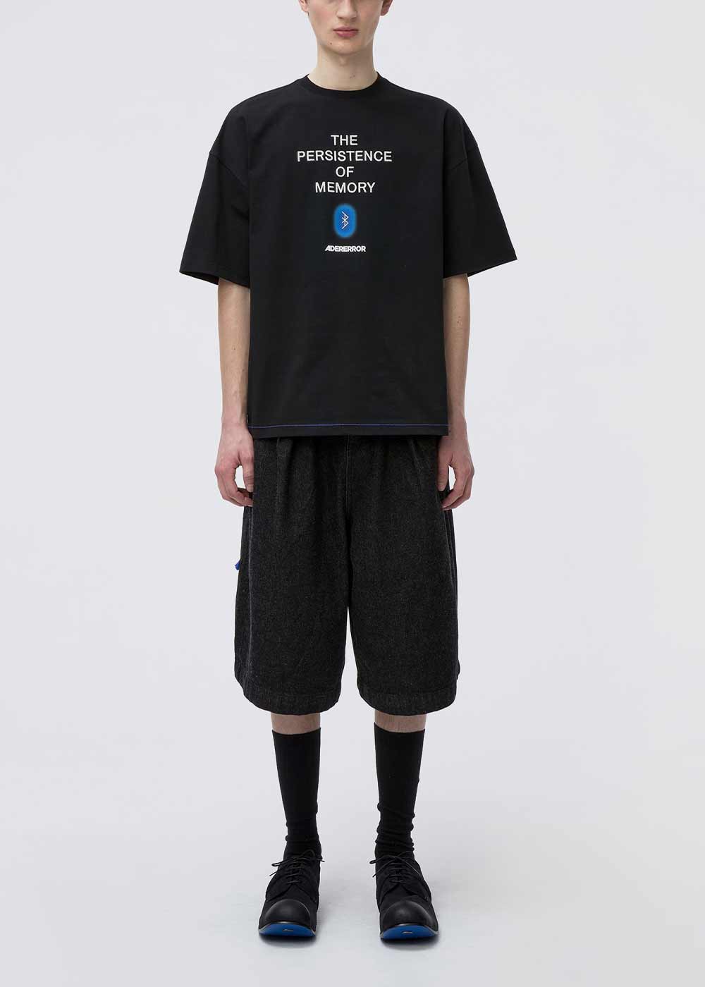 Оригінальна Black Blue Net T-Shirt Ader error – вид ззаду