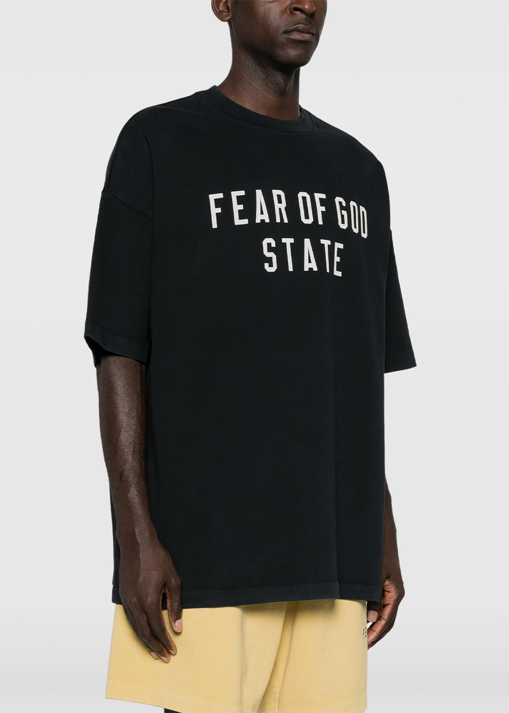 Black Heavy Crewneck Tee Fear of god – Гарантія оригінальності – детальний вид