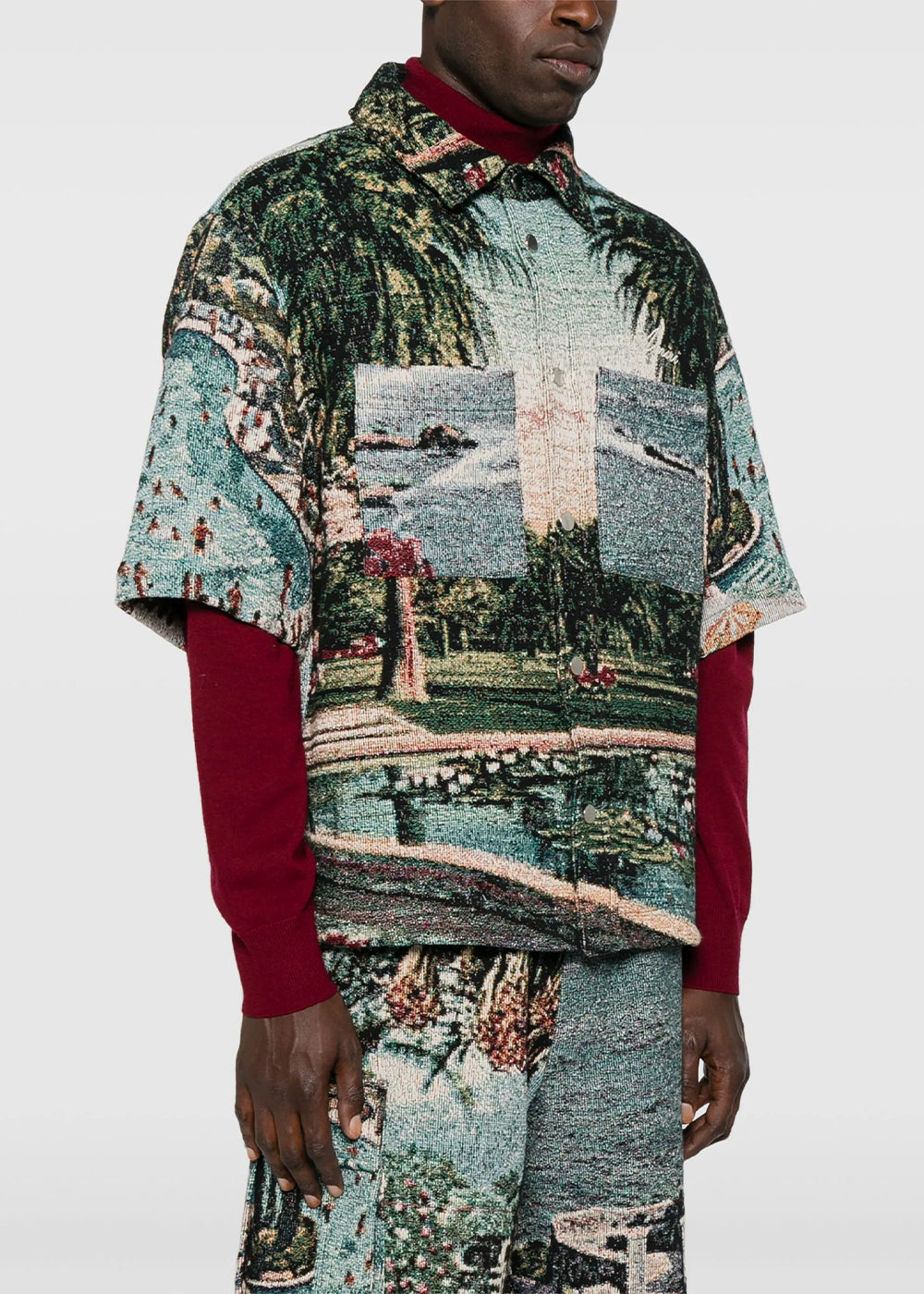 Оригінальна Blue Paradise Tapestry Shirt Amiri – детальний вид