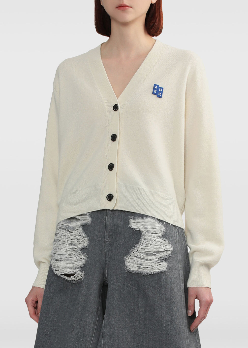 Oatmeal Trs Tag V-Neck Cardigan Ader error оригінал – Купити в Україні – детальний вид