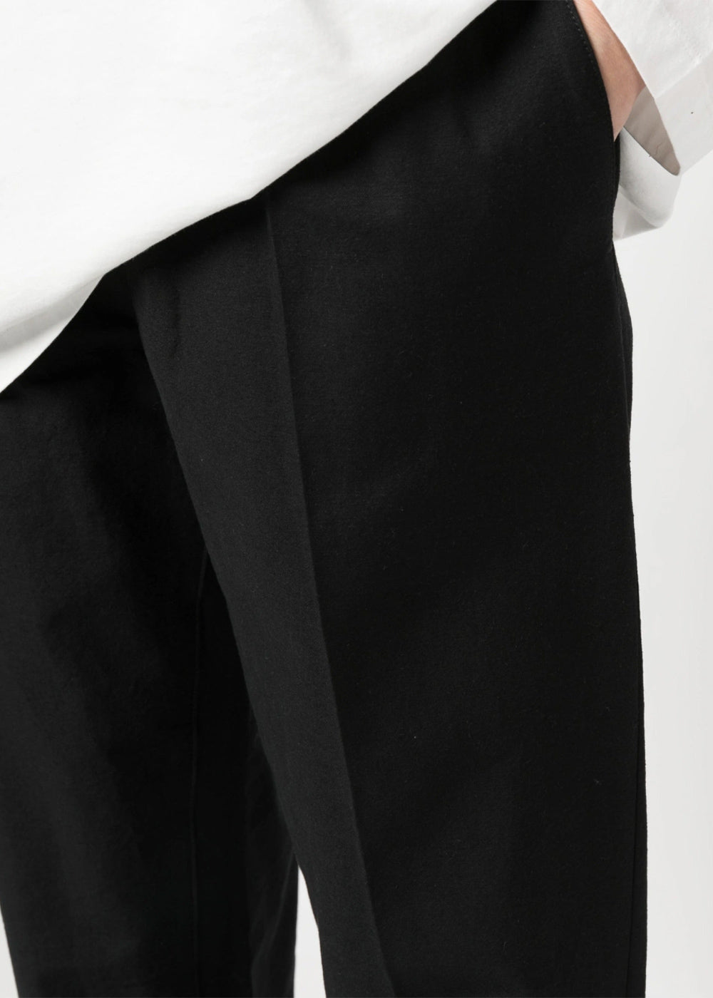 Black Drawstring-Waistband Trousers Maison margiela – Гарантія оригінальності – збільшений вид