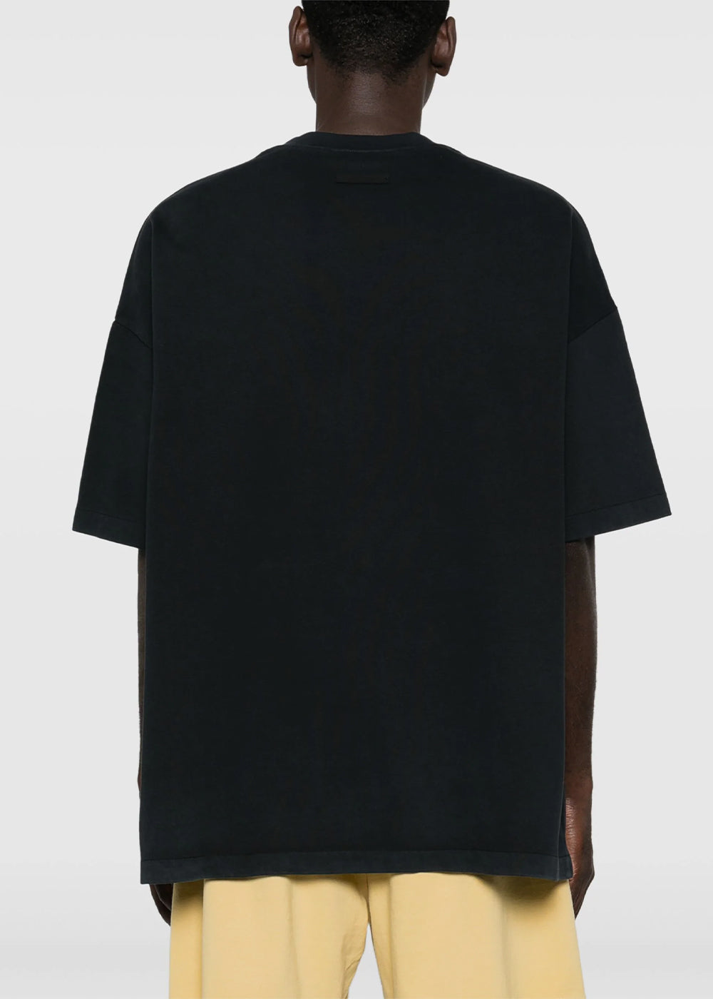Black Heavy Crewneck Tee Fear of god – Гарантія оригінальності – збільшений вид