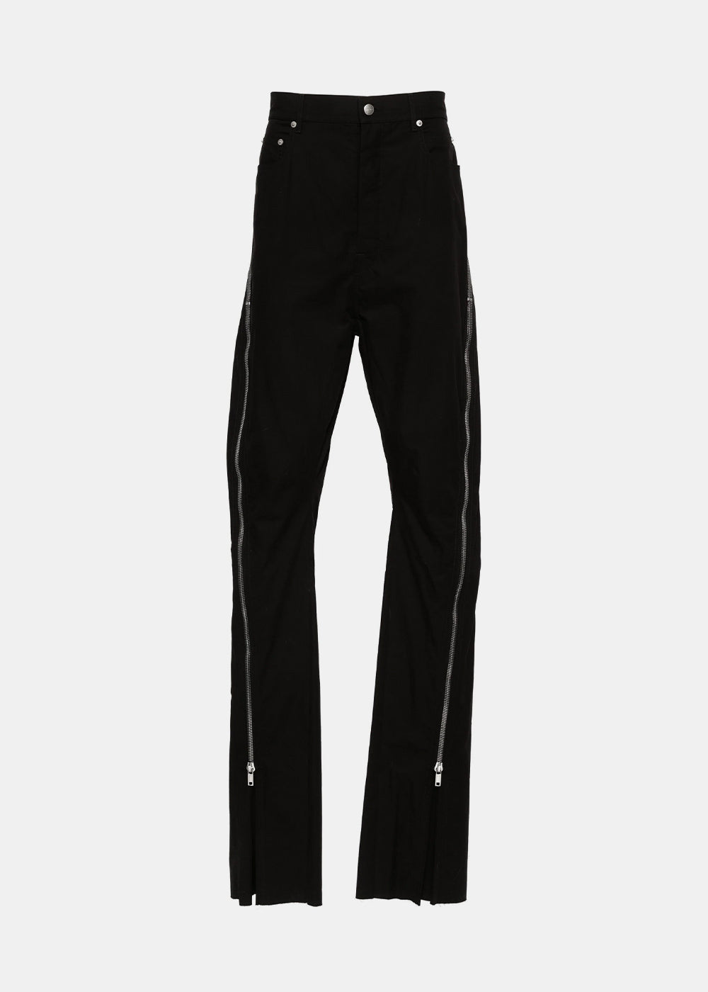 Black Bolan Banana High-Waist Slim Trousers Rick owens – Гарантія оригінальності – боковий вид