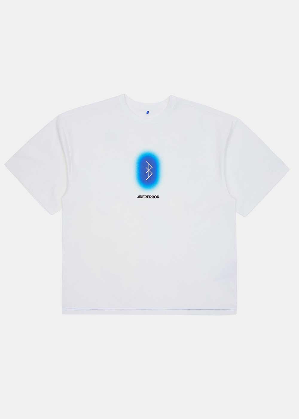 Off White Blue Net T-Shirt Ader error – Гарантія оригінальності – боковий вид
