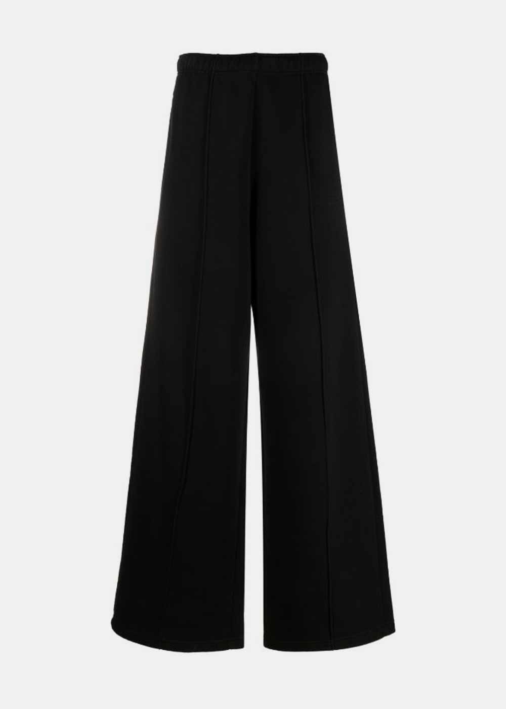 Black Mm6 Wide-Leg Track Pants Maison margiela оригінал – Купити в Україні – боковий вид