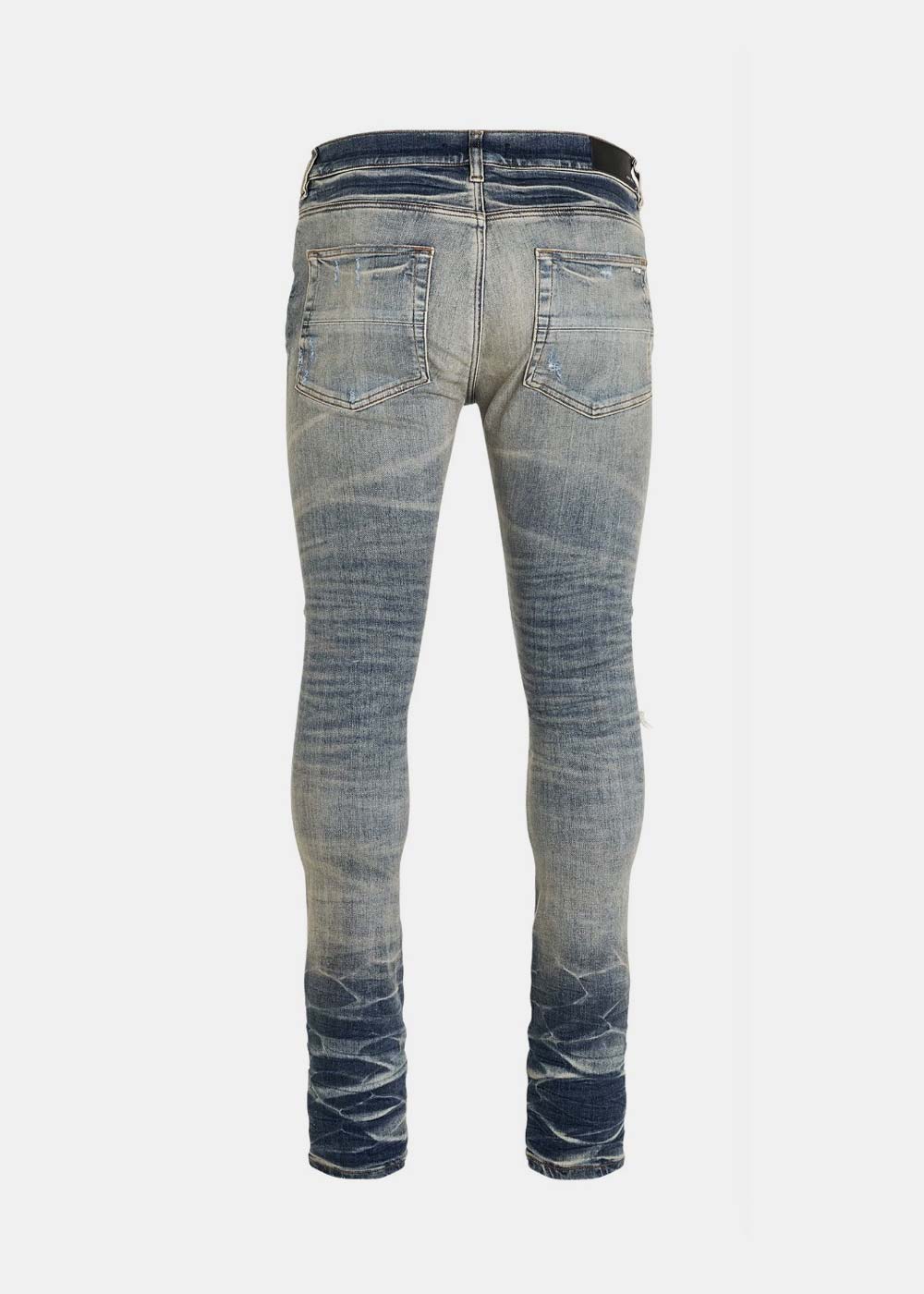 Vintage Indigo Bandana Jacquard Mx1 Jeans Amiri – Гарантія оригінальності – вид ззаду