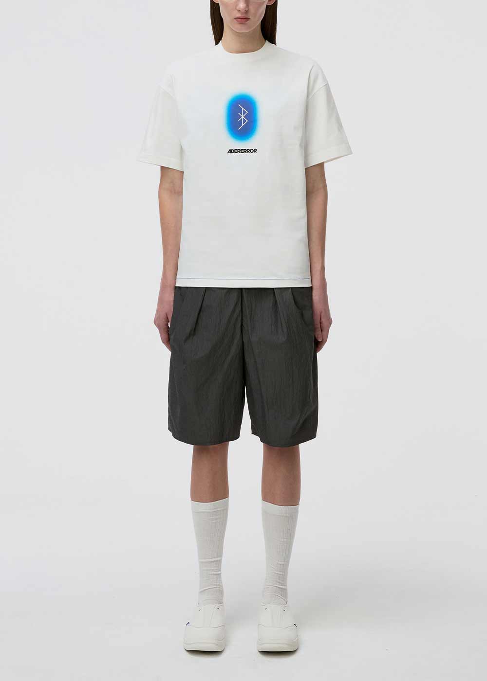 Off White Blue Net T-Shirt Ader error – Гарантія оригінальності – вид ззаду