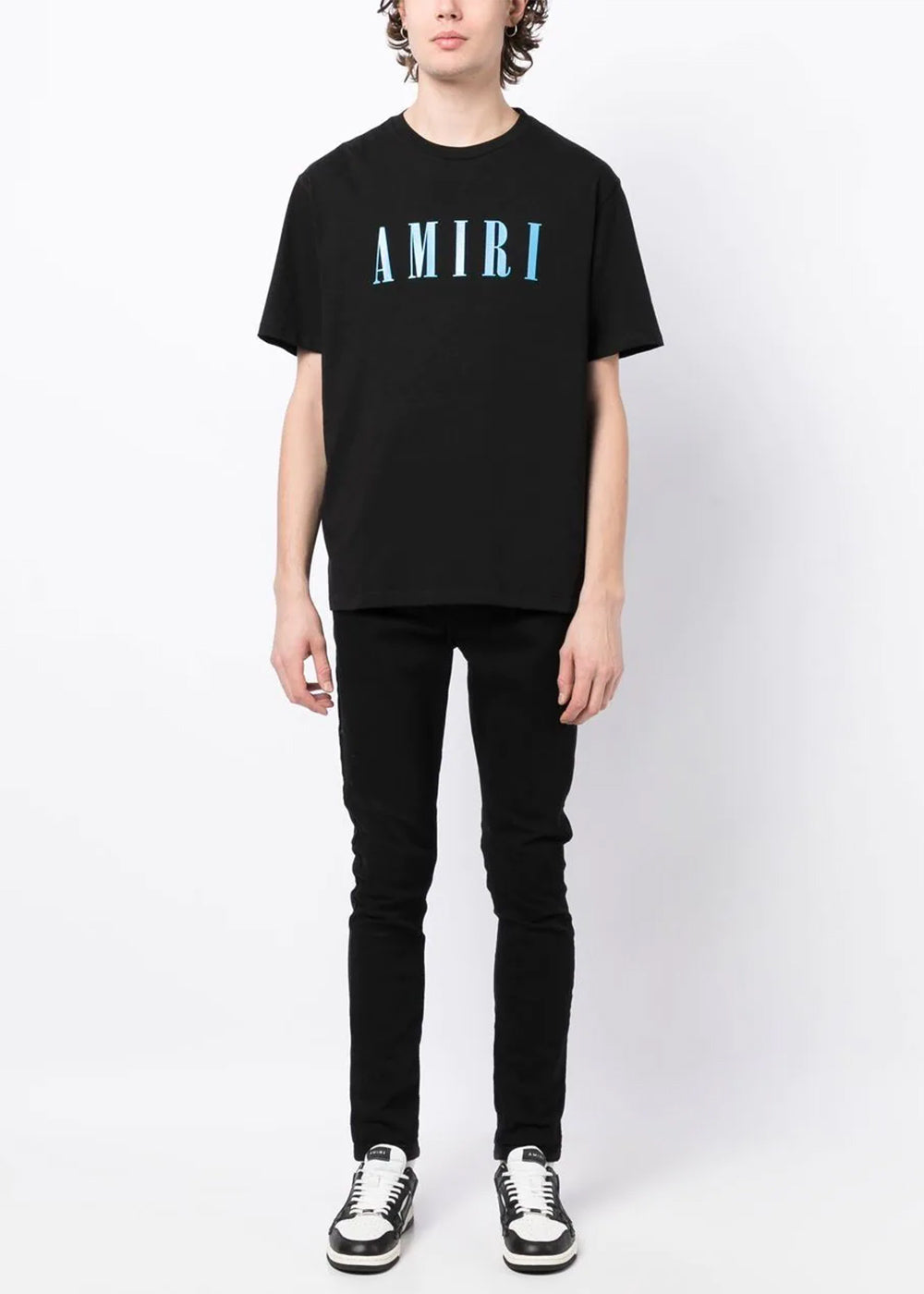 Оригінальна Black Core Logo T-Shirt Amiri – вид ззаду