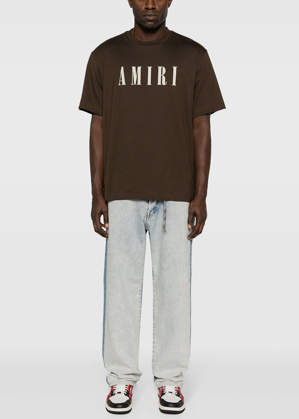 Brown Amiri Core Logo T-Shirt Amiri – Гарантія оригінальності – вид ззаду