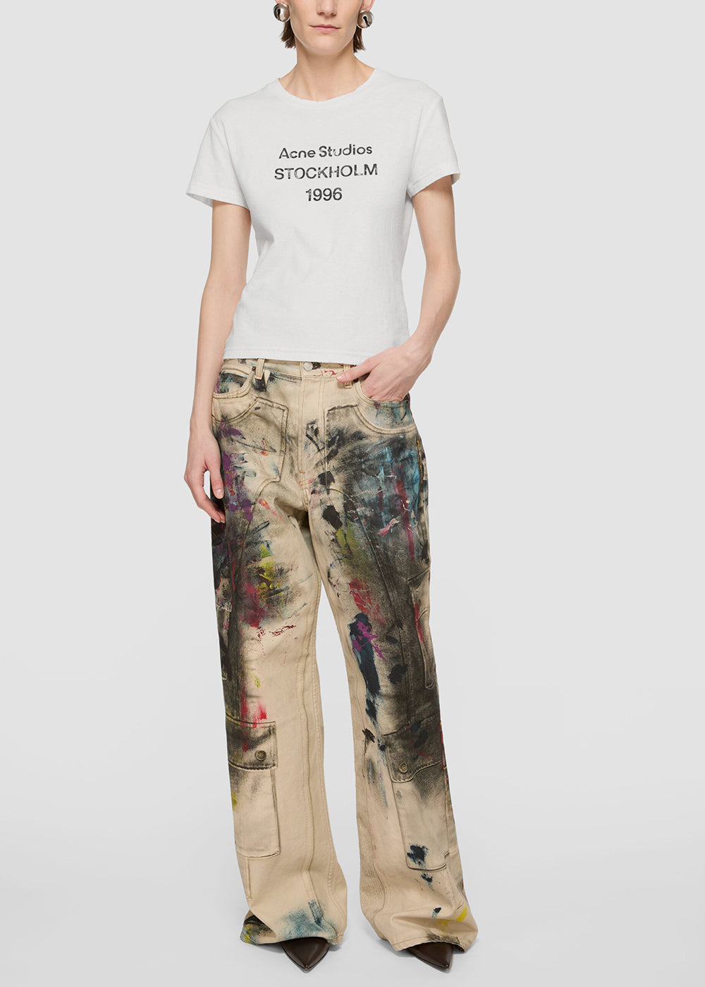 Off White 1996 Regular Fit T-Shirt Acne studios оригінал – Купити в Україні – вид ззаду