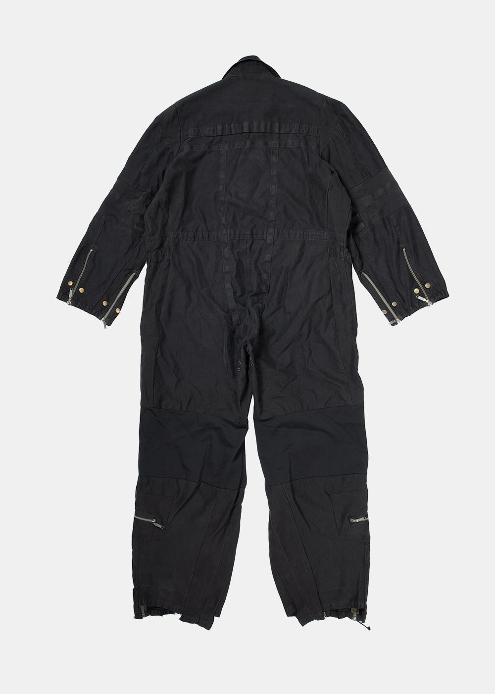 Black Upcycled Overall Jumpsuit Balenciaga – Гарантія оригінальності – вид ззаду