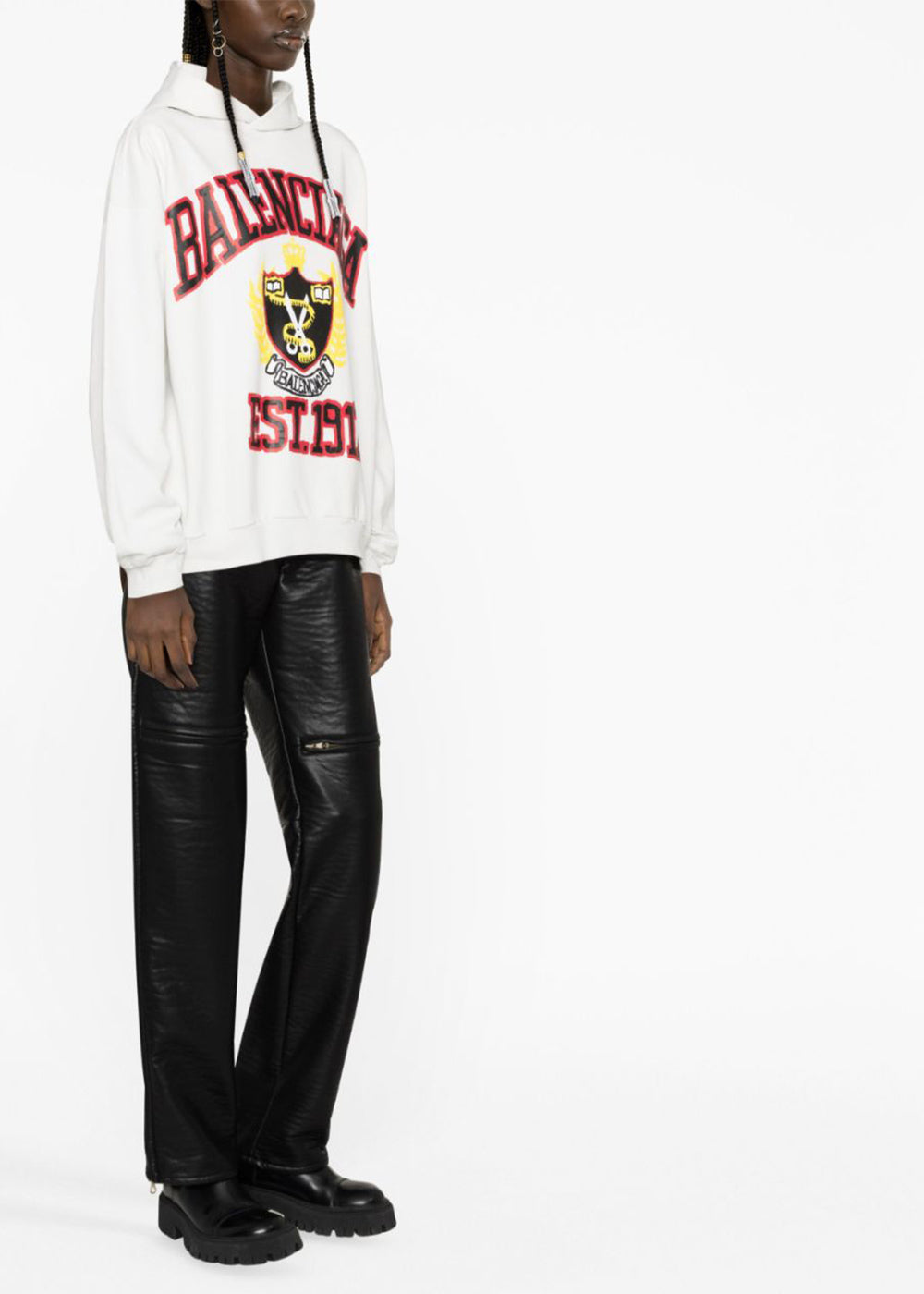 White Diy College Hoodie Balenciaga оригінал – Купити в Україні – детальний вид