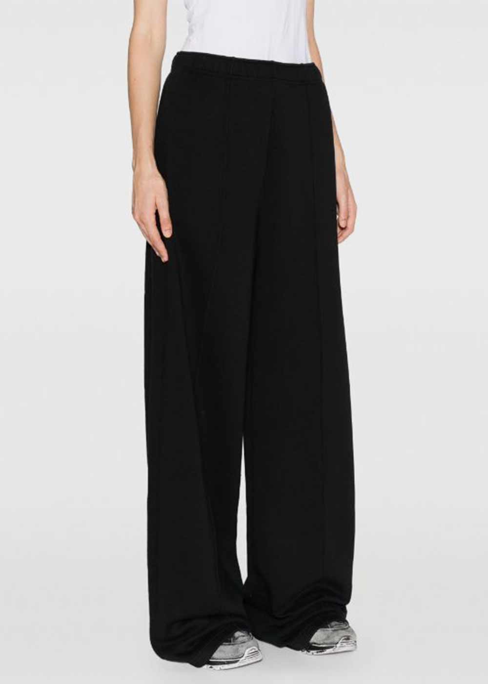 Black Mm6 Wide-Leg Track Pants Maison margiela оригінал – Купити в Україні – детальний вид