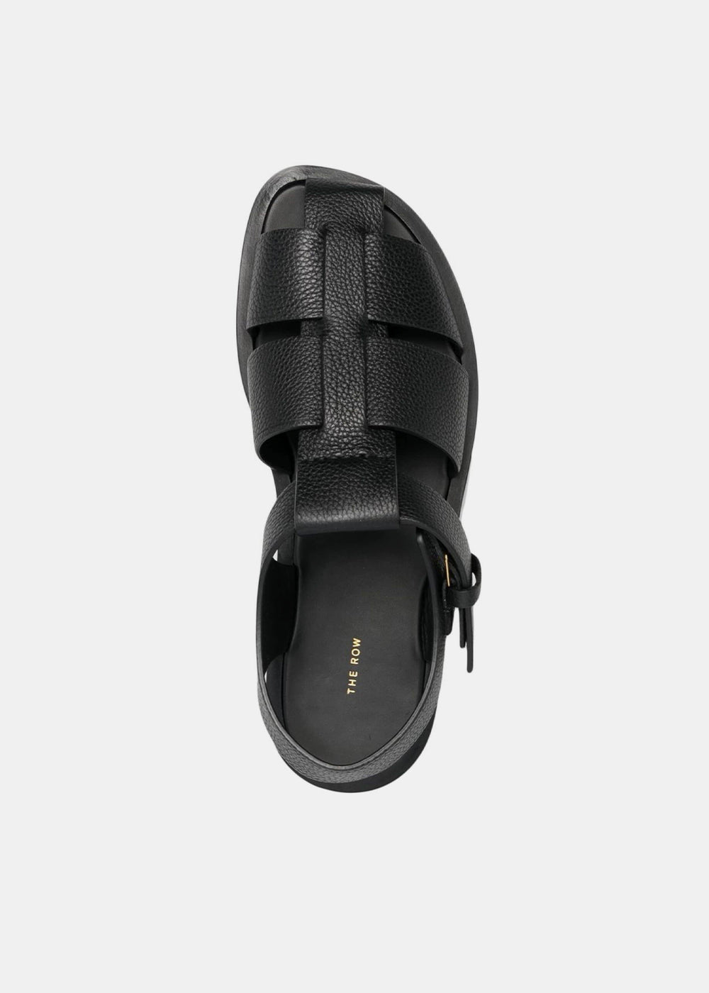Black Fisherman Leather Sandals The row – Гарантія оригінальності – збільшений вид