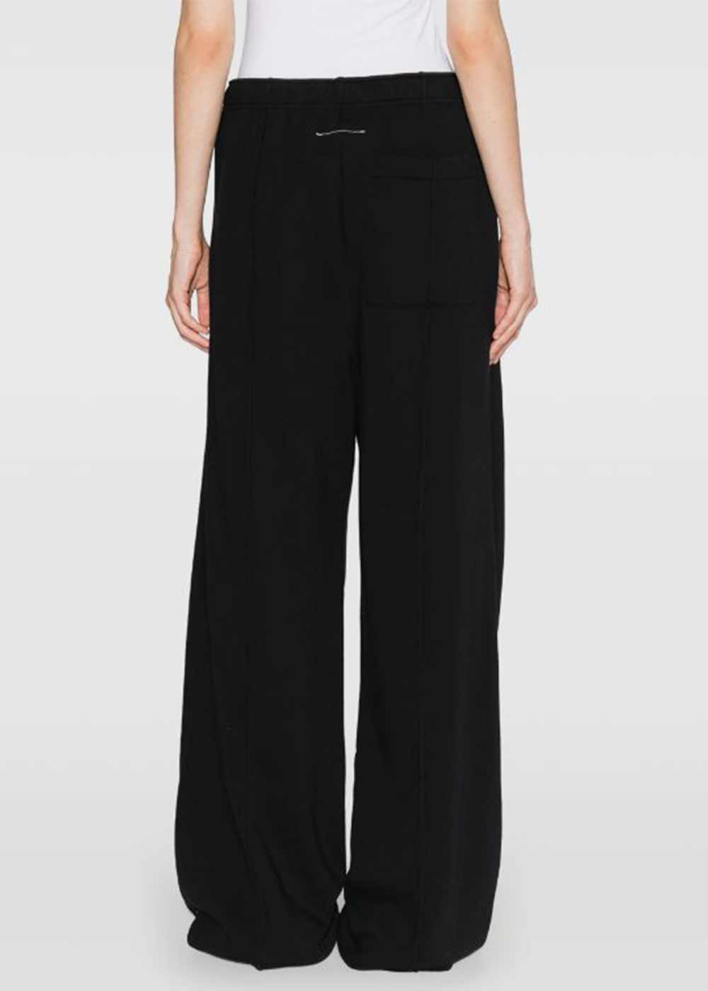Black Mm6 Wide-Leg Track Pants Maison margiela оригінал – Купити в Україні – збільшений вид