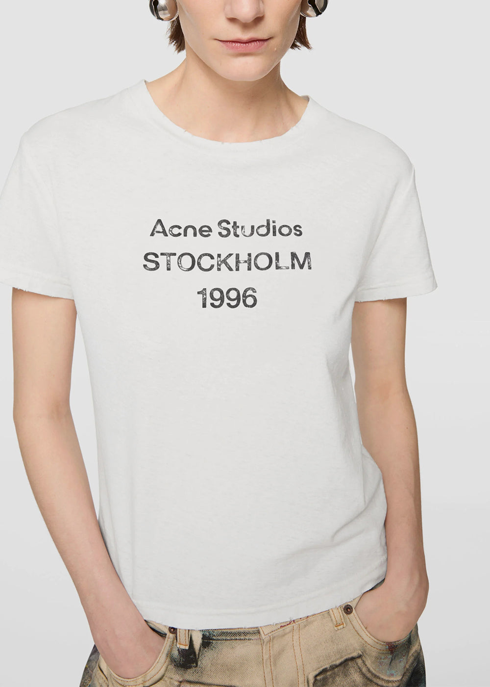 Off White 1996 Regular Fit T-Shirt Acne studios оригінал – Купити в Україні – збільшений вид