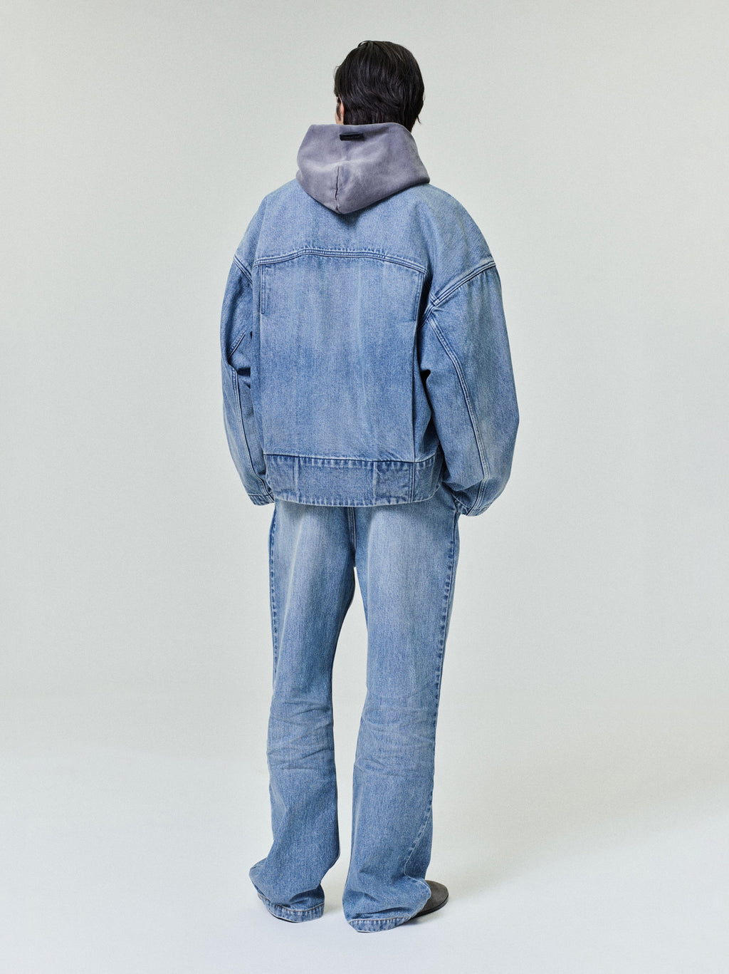 Denim Lapelless Jacket Fear of god оригінал – Купити в Україні – вид ззаду