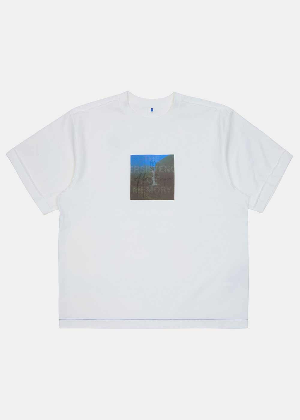 Off White Graphic-Print T-Shirt Ader error – Гарантія оригінальності – боковий вид