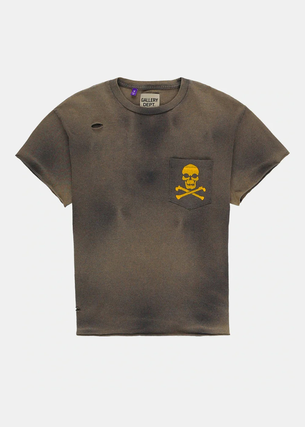 Оригінальна Faded Black Distressed T-Shirt Gallery department – боковий вид