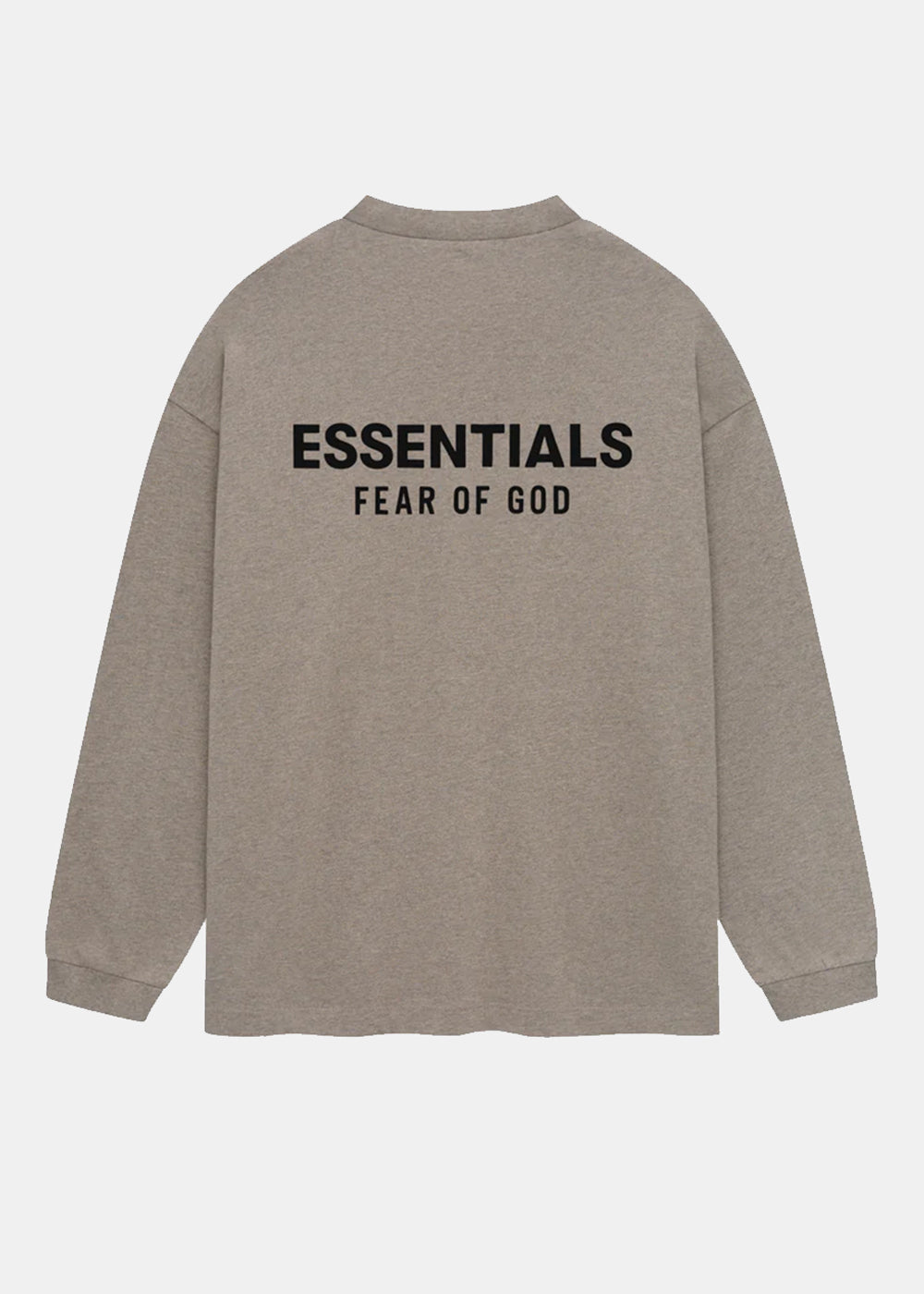 Оригінальна Heather Grey Jersey Long Sleeve T-Shirt Fear of god – вид ззаду