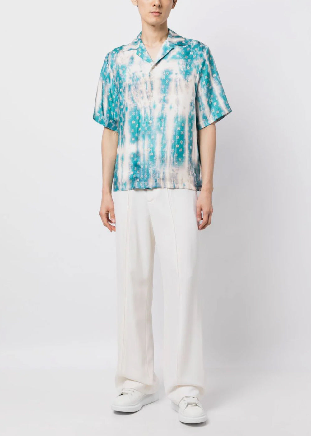 Оригінальна Pf23mss022-524 Ma Paisley Bowling Shirt Amiri – вид ззаду