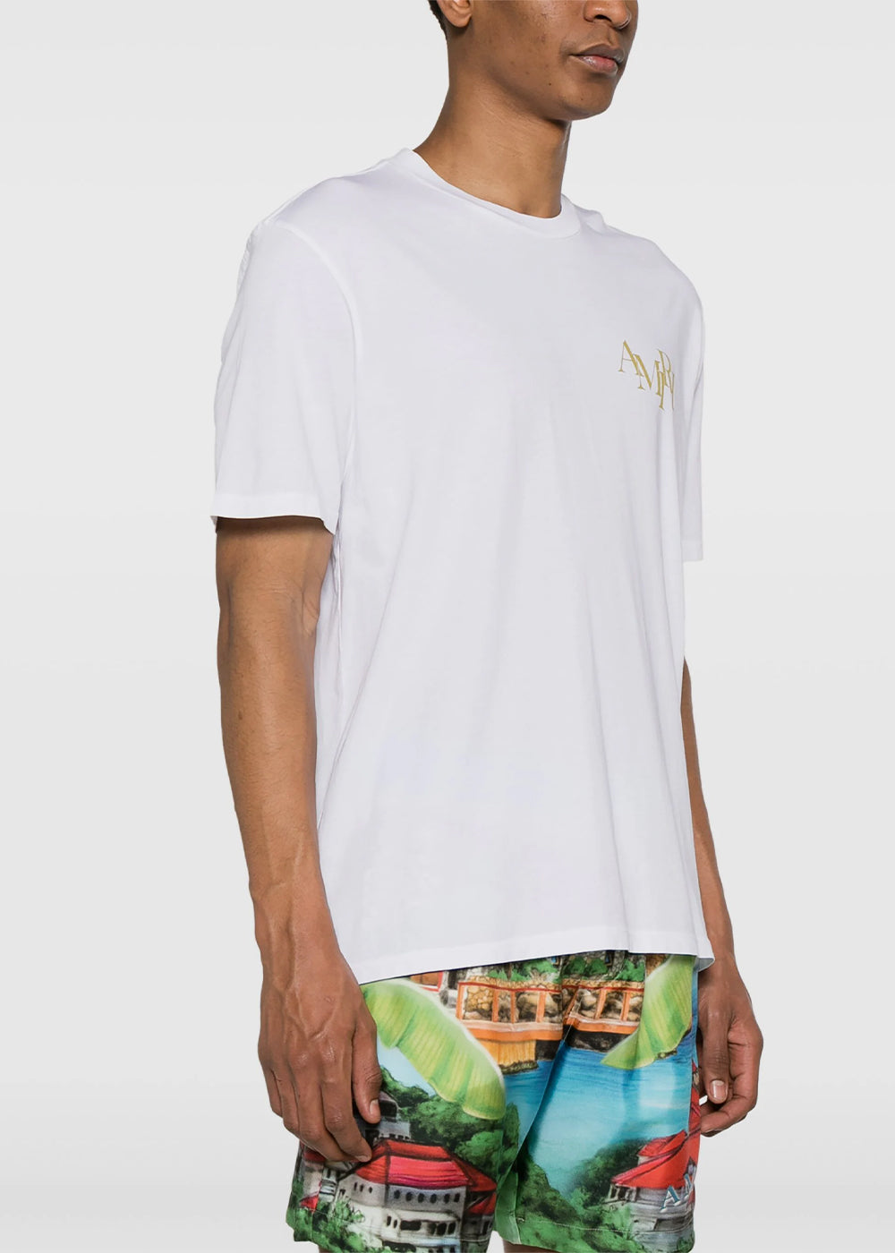 White Crystal Champagne T-Shirt Amiri оригінал – Купити в Україні – детальний вид