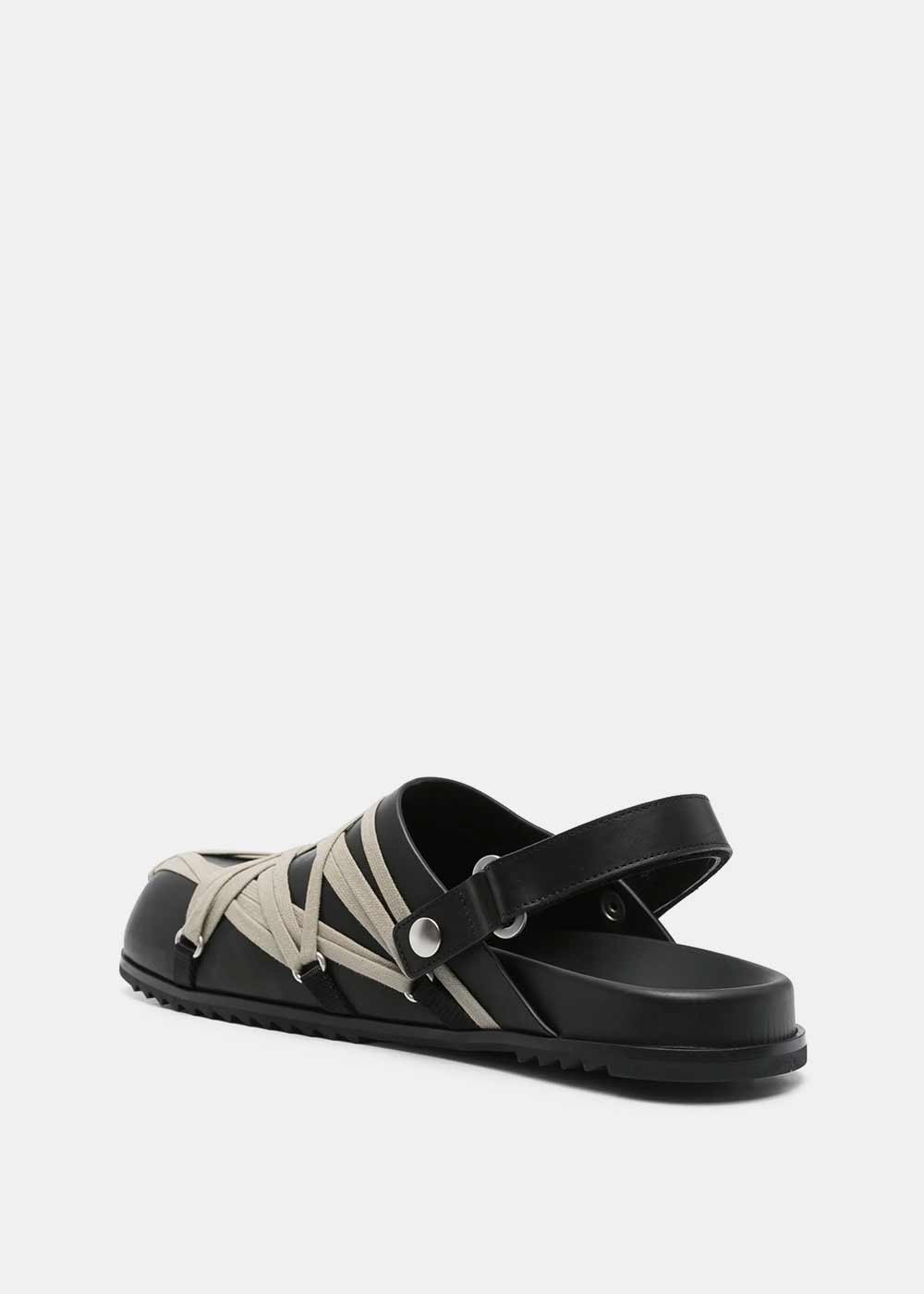 Black Megalaced Mule Rick owens – Гарантія оригінальності – детальний вид