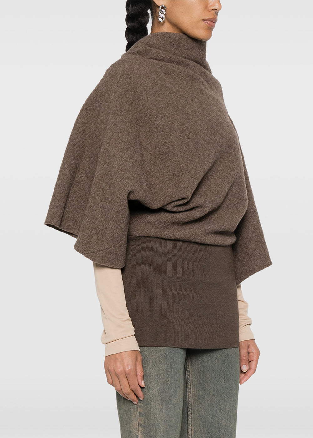 Оригінальна Fawn Cylinder Knitted Top Rick owens – детальний вид