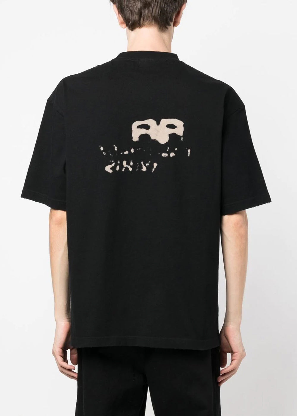 Black Logo-Print T-Shirt Balenciaga – Гарантія оригінальності – збільшений вид