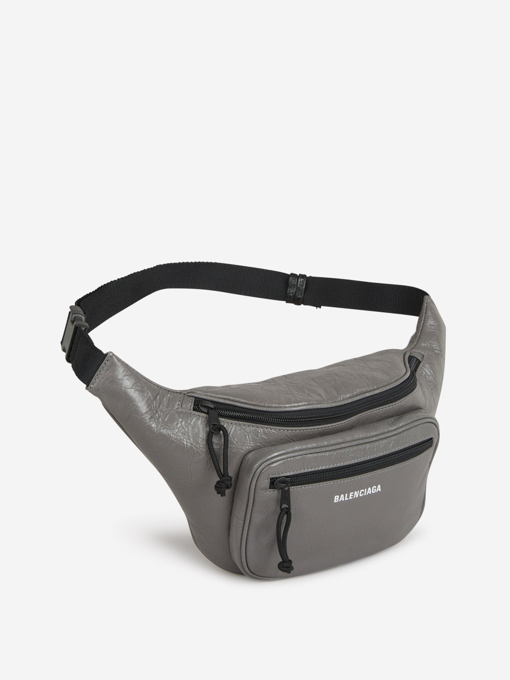 Оригінальна Leather Logo Beltpack Balenciaga – вид ззаду