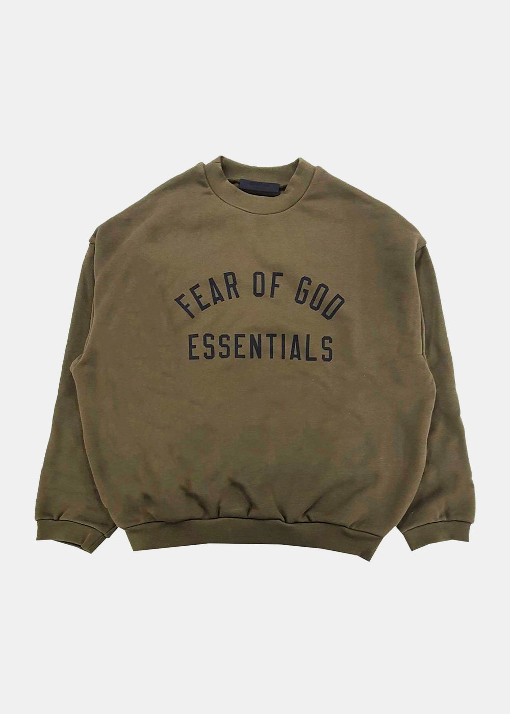 Olive Fleece Crewneck Fear of god оригінал – Купити в Україні – боковий вид