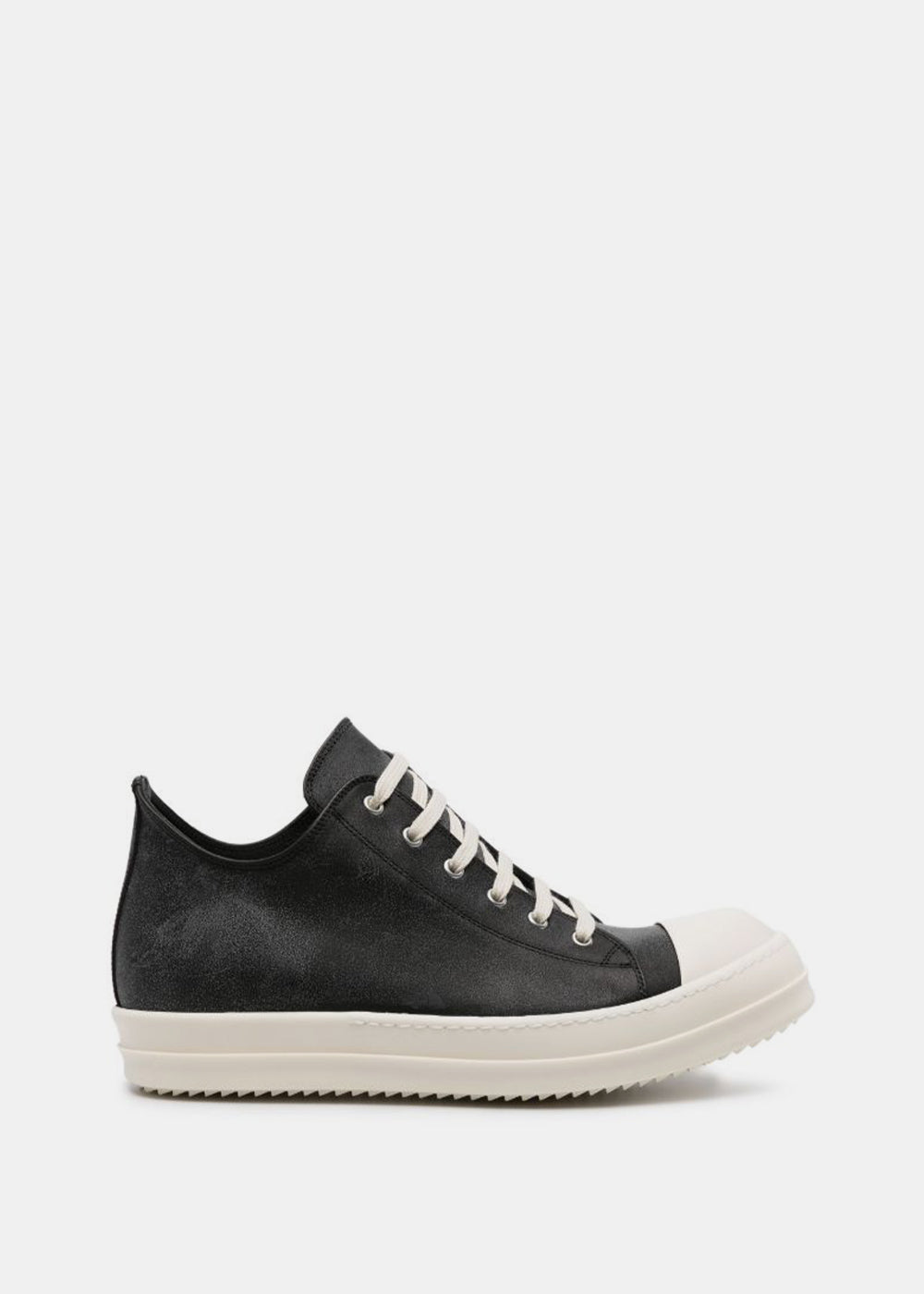 Оригінальна Black & Milk Low Sneakers Rick owens – боковий вид