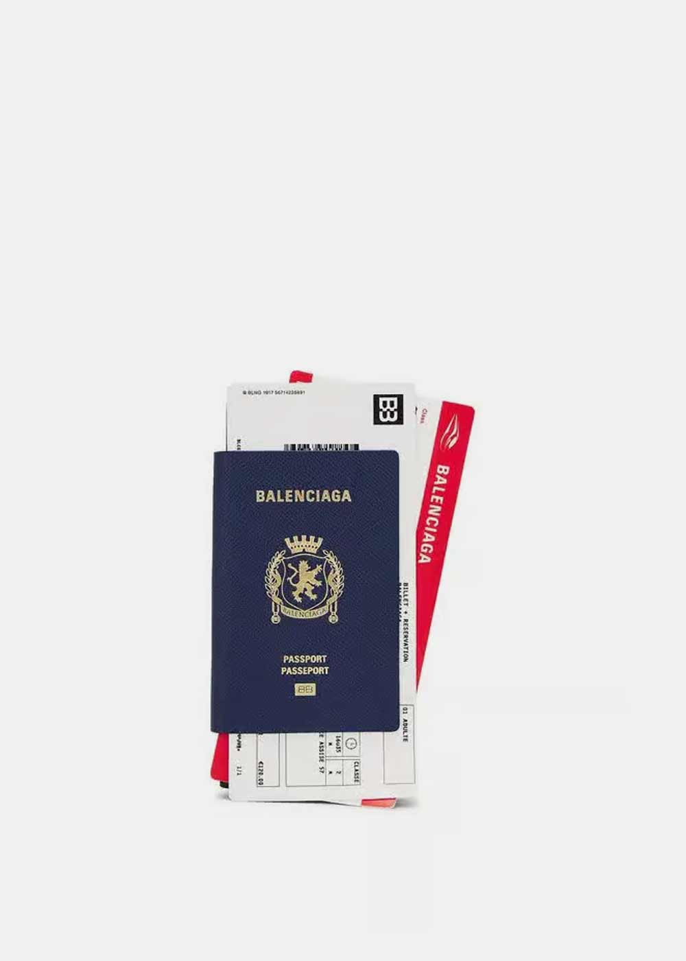 Оригінальна Blue Passport Long Wallet Balenciaga – боковий вид