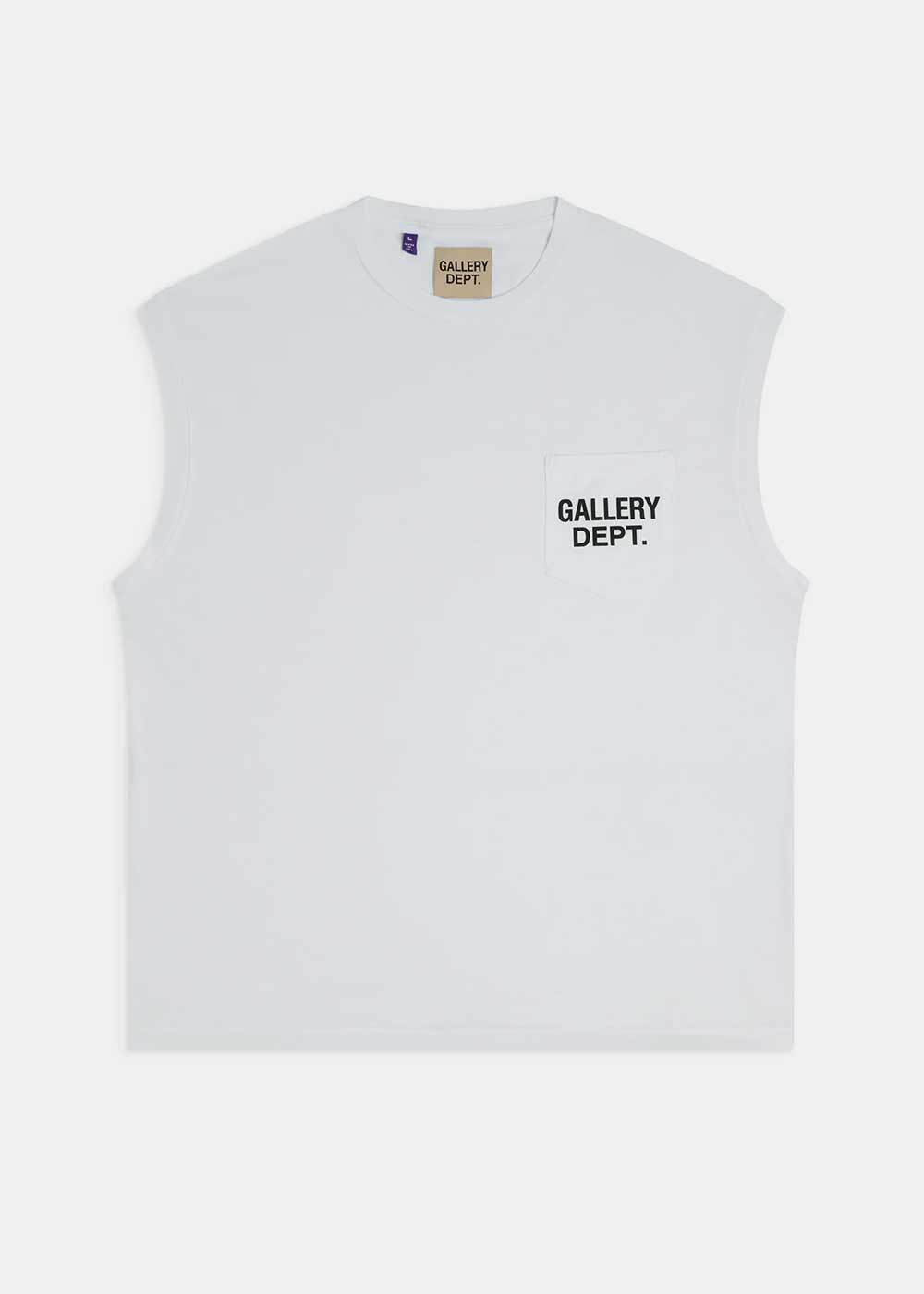 Оригінальна White Augi Sleeveless Tee Gallery department – боковий вид