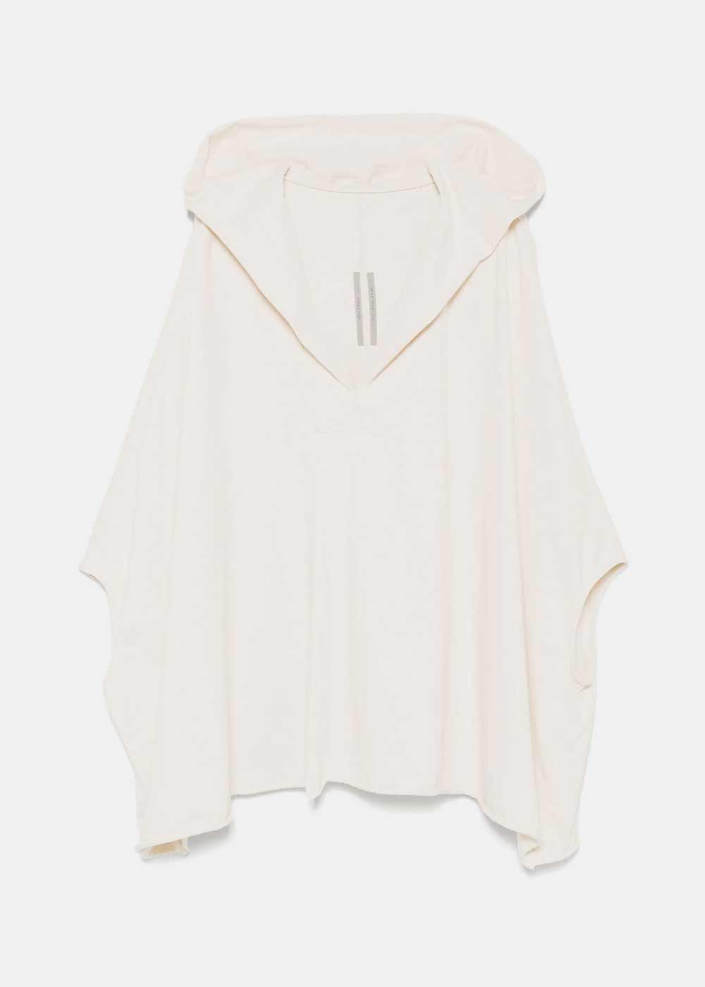 Natural Hooded Kaftan Rick owens – Гарантія оригінальності – боковий вид