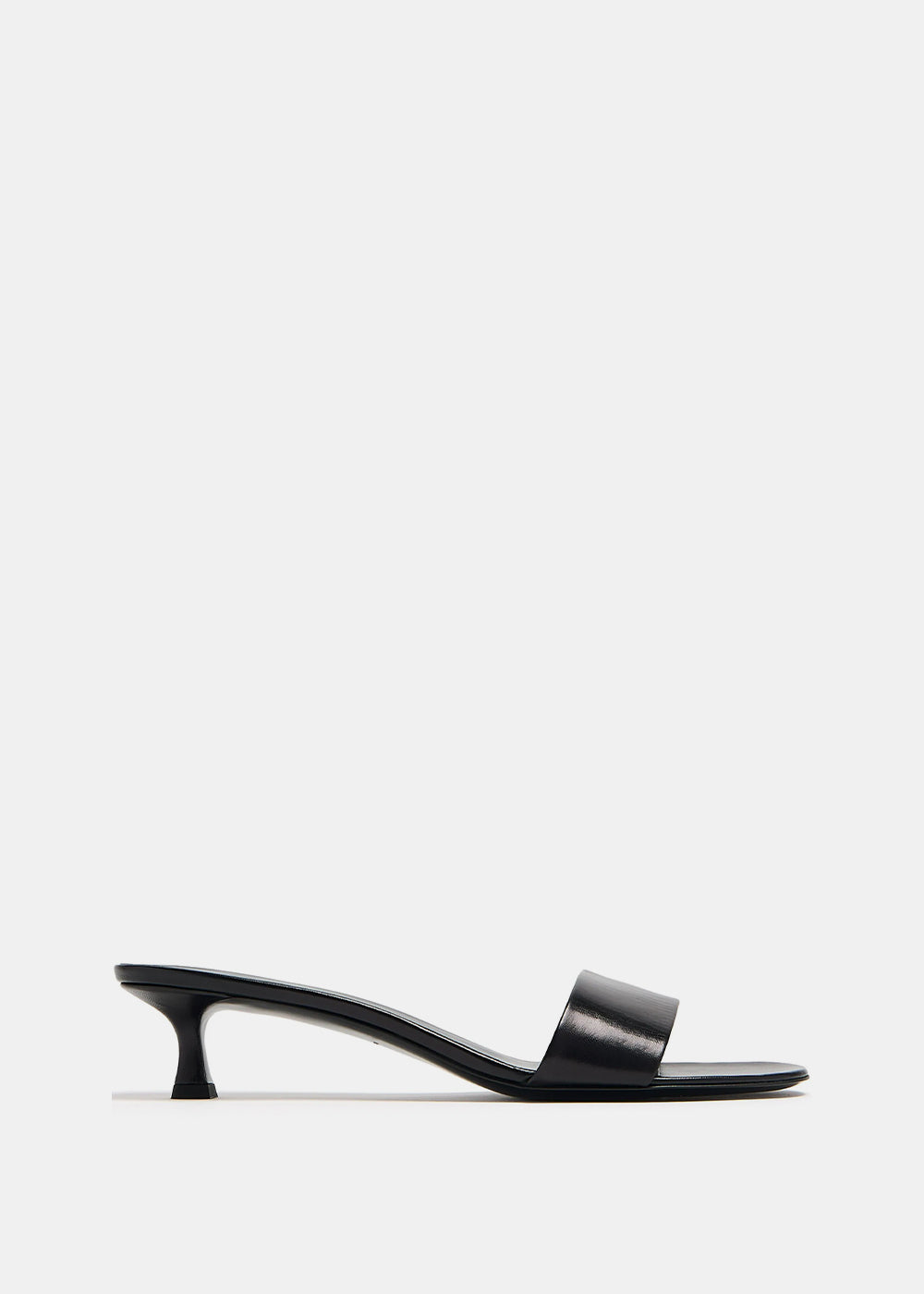 Black Combo 40mm Kitten-Heel Mules The row оригінал – Купити в Україні – боковий вид