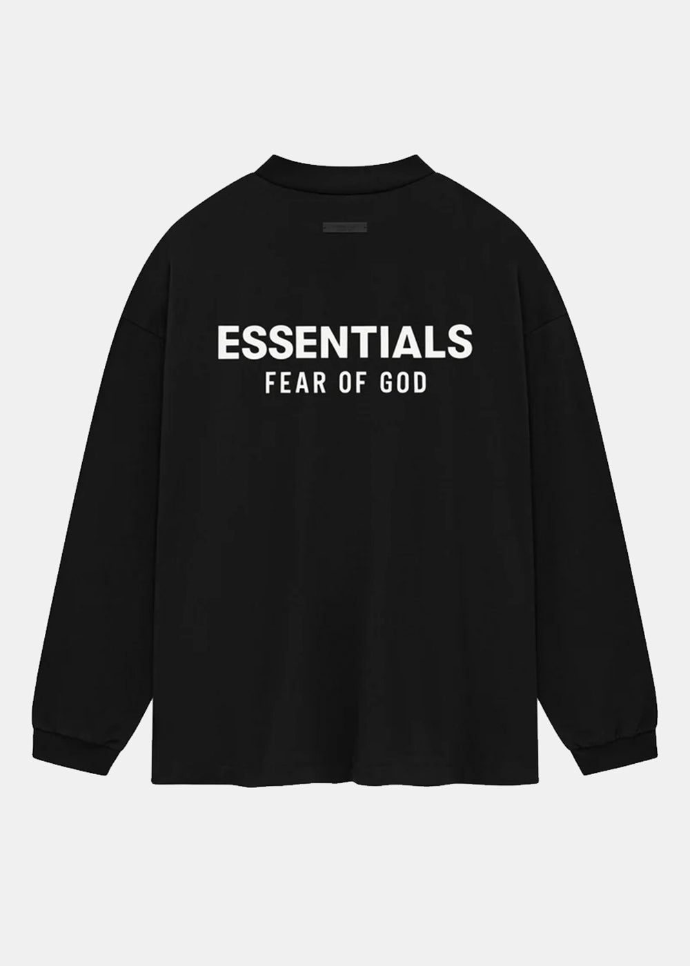 Black Jersey Long Sleeve T-Shirt Fear of god оригінал – Купити в Україні – вид ззаду