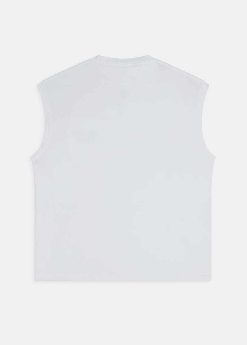 Оригінальна White Augi Sleeveless Tee Gallery department – вид ззаду