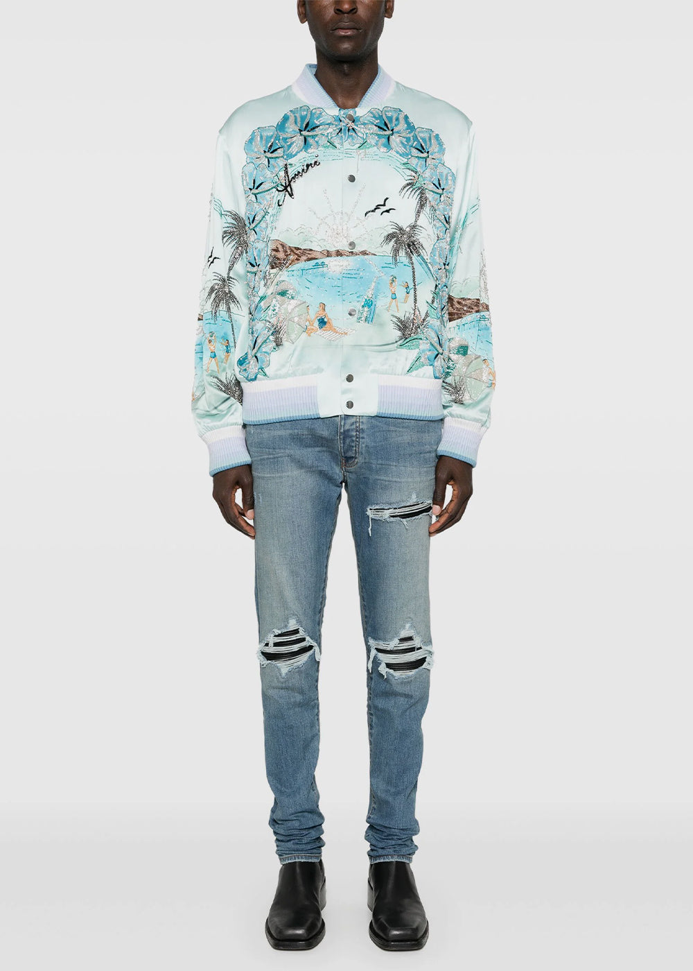 Оригінальна Indigo Mx1 Jeans Amiri – вид ззаду