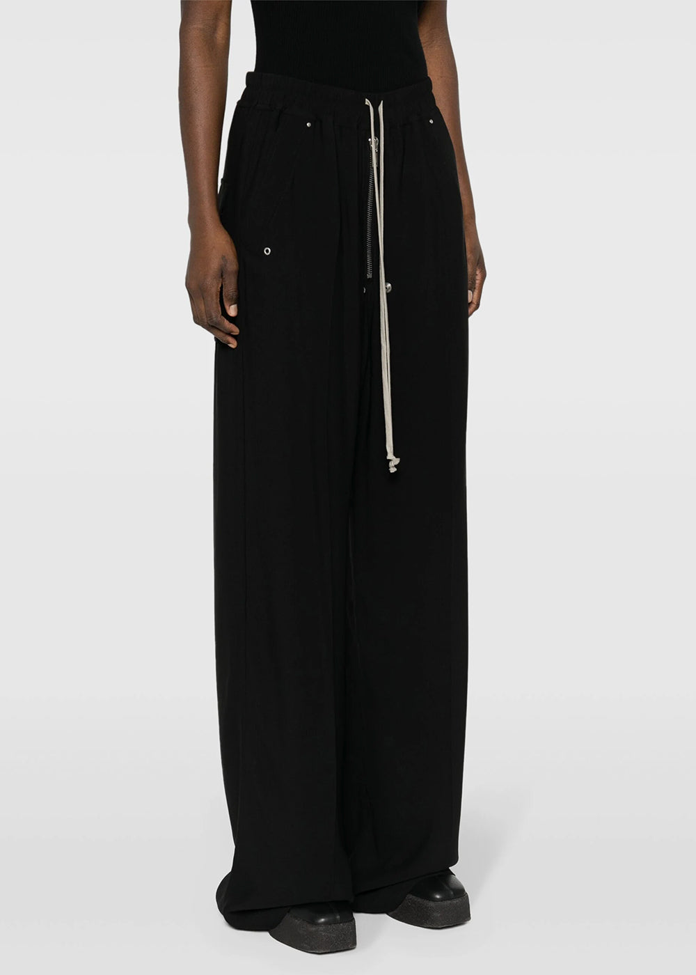 Black Geth Belas Pants Rick owens – Гарантія оригінальності – детальний вид