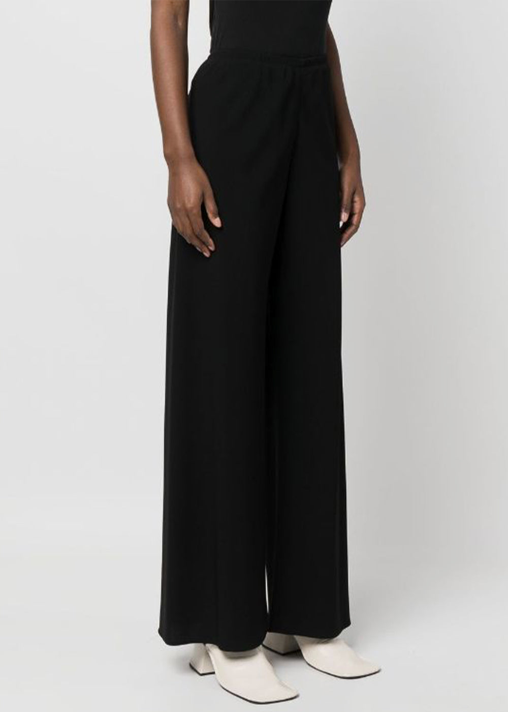 Black Gala Wide Leg Trousers The row оригінал – Купити в Україні – вид ззаду