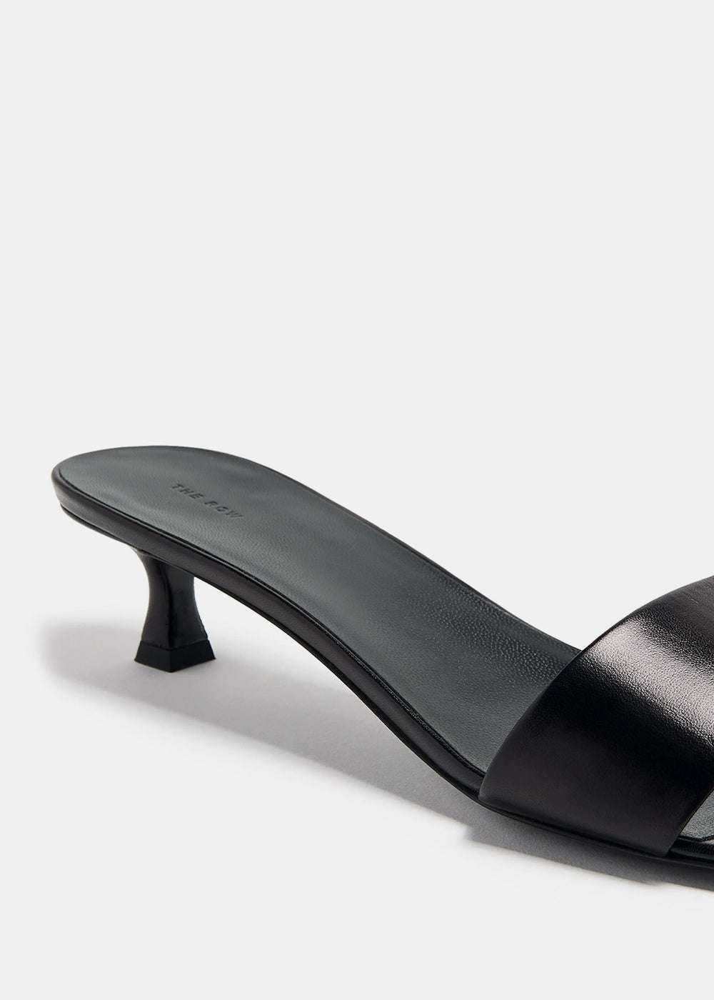 Black Combo 40mm Kitten-Heel Mules The row оригінал – Купити в Україні – збільшений вид