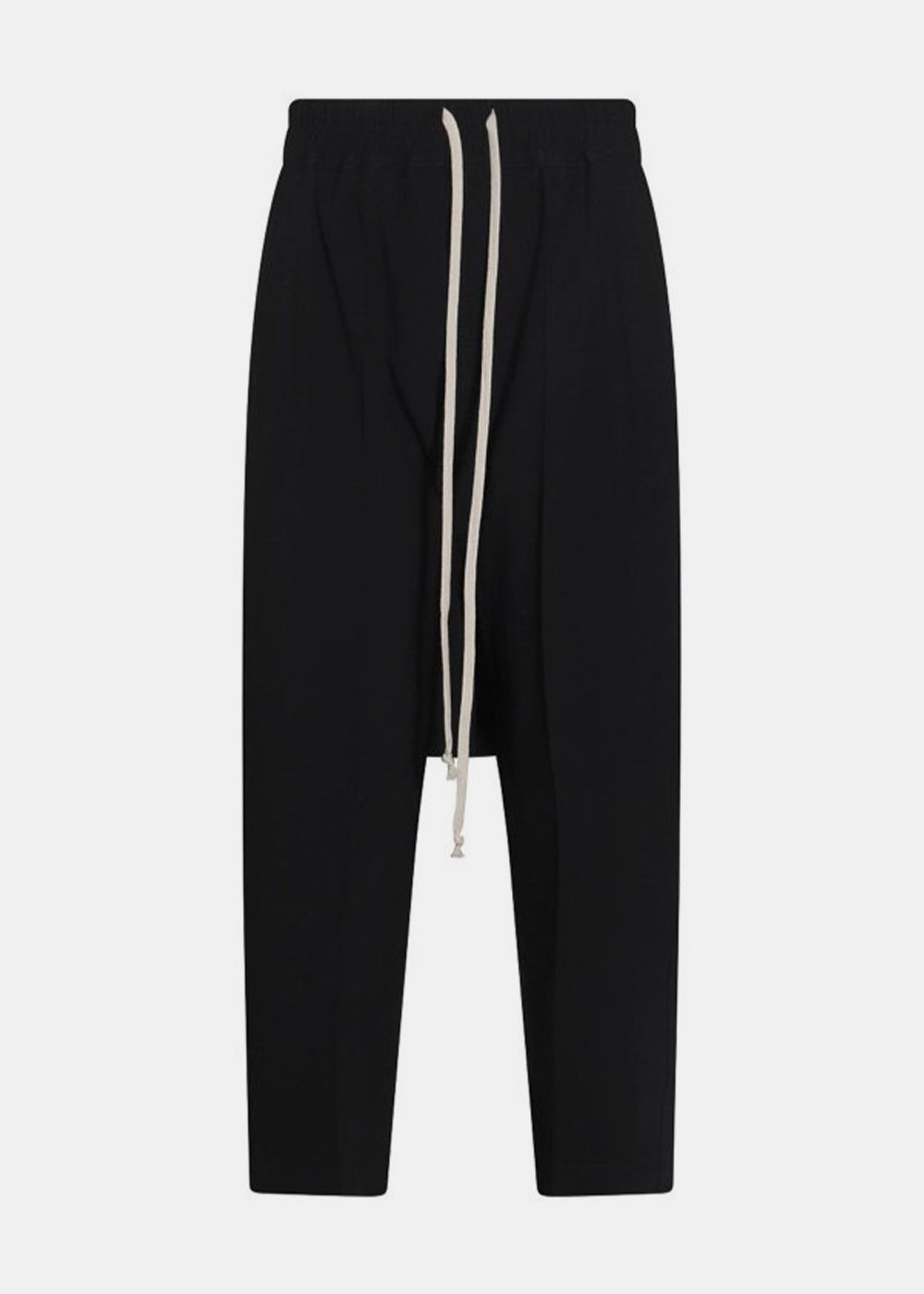 Black Drawstring Cropped Pants Rick owens оригінал – Купити в Україні – боковий вид