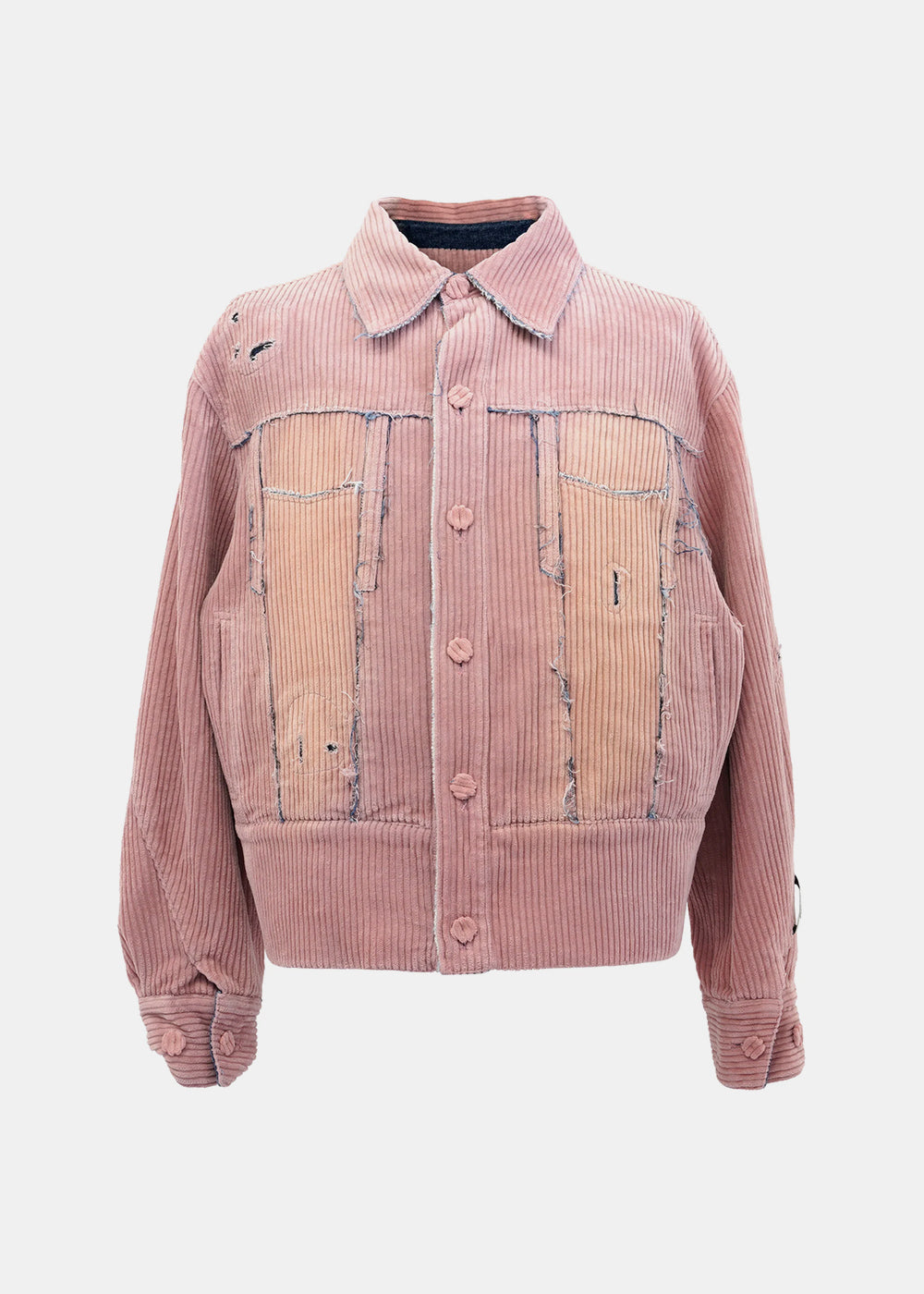 Оригінальна Pink Corduroy Trucker Jacket Ader error – боковий вид