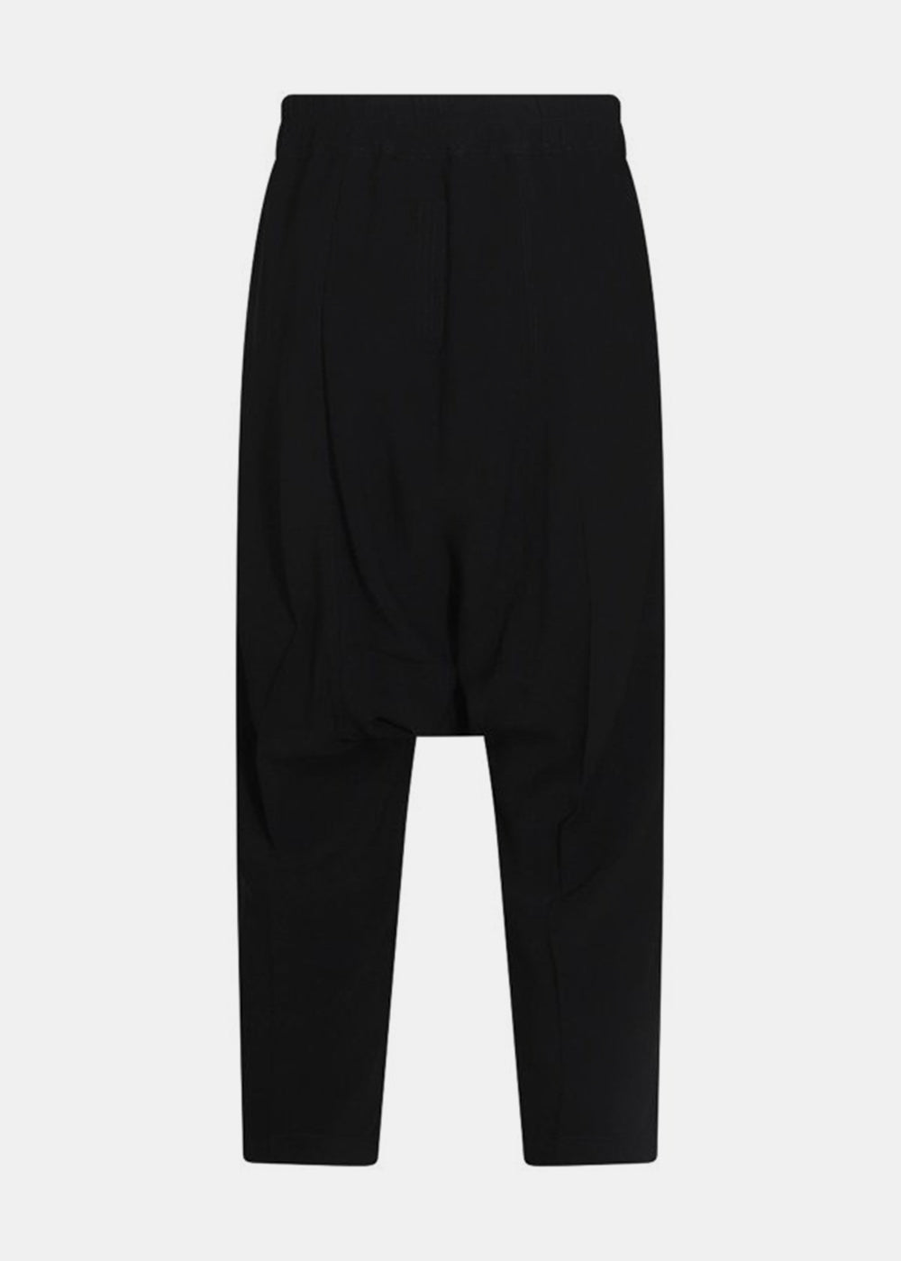 Black Drawstring Cropped Pants Rick owens оригінал – Купити в Україні – вид ззаду
