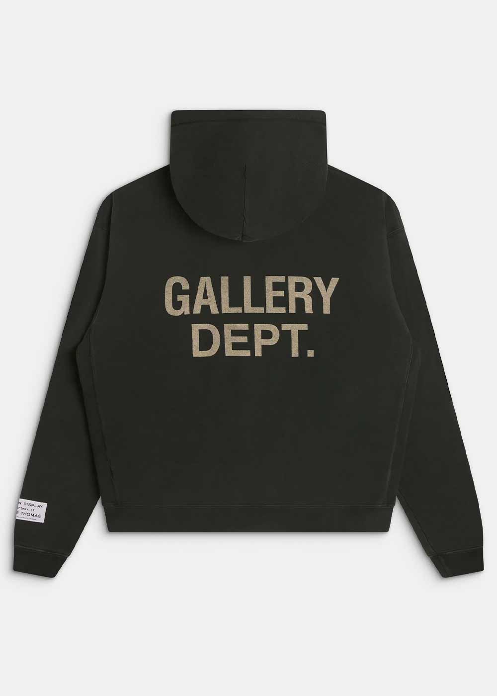 Vintage Black 90s Gd Logo Hoodie Gallery department оригінал – Купити в Україні – вид ззаду