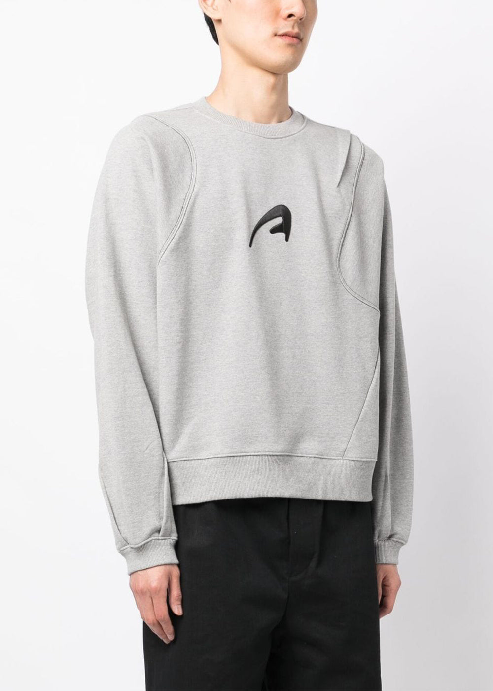 Grey Logo-Embroidered Sweatshirt Ader error оригінал – Купити в Україні – детальний вид