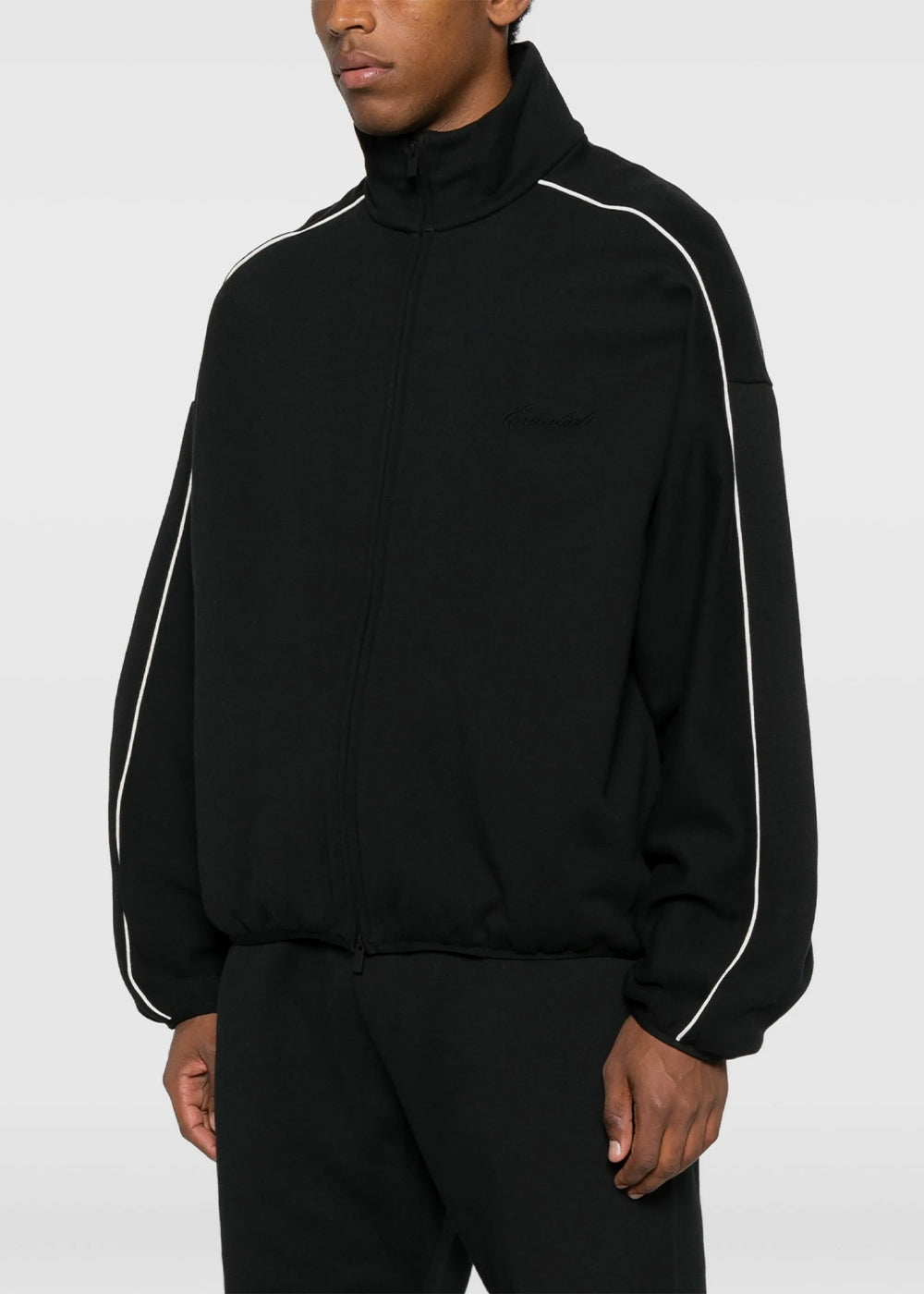 Оригінальна Jet Black Modern Fit Fleece Track Jacket Fear of god – збільшений вид